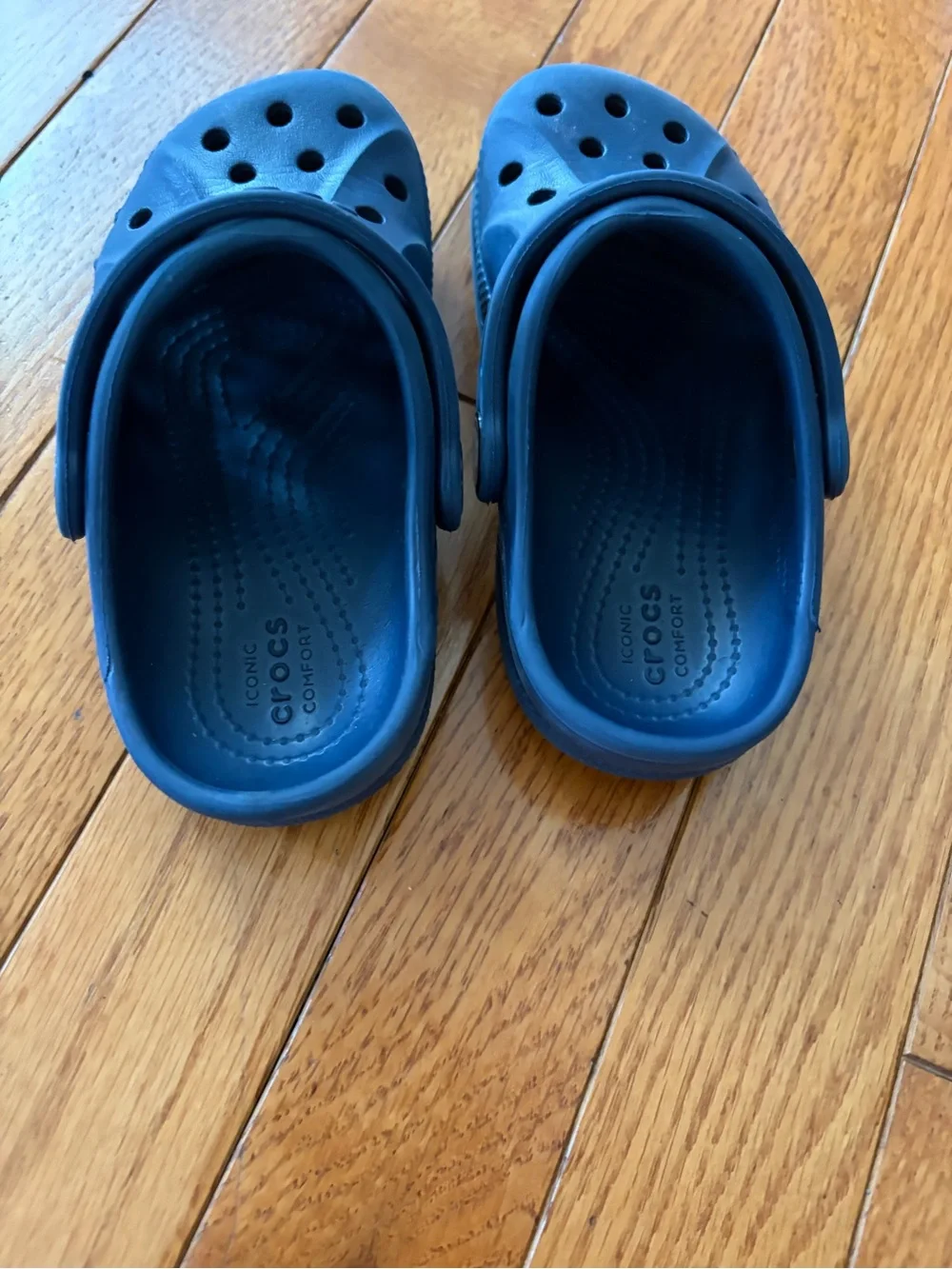 CROCS Kids Classic Clogs in Navy Blue